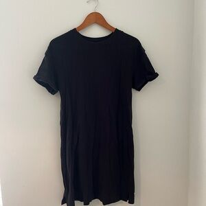 Black T shirt Dress